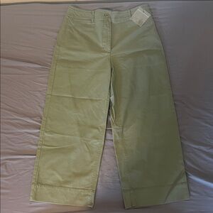 Talbots Olive Green Wide-Leg Pants